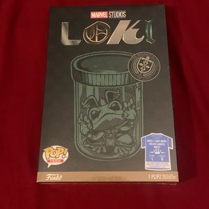 Funko Loki Frog of Thunder shirt size L NWT